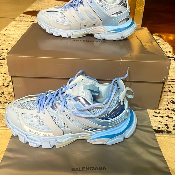 teal balenciaga sneakers